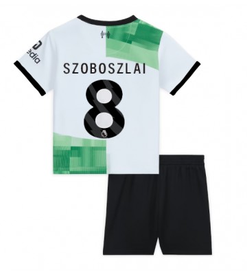 Liverpool Szoboszlai Dominik #8 Udebanesæt Børn 2023-24 Kort ærmer (+ korte bukser)